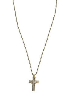 18" cz gold cross necklace stainless steel 18k gold plated Gold Cubic Zirconia Crucifix Necklace, Gold Cubic Zirconia Cross Necklace, Gold Cubic Zirconia Pendant Cross Necklace, Gold Cubic Zirconia Cross Pendant Necklace, Yellow Gold Cubic Zirconia Cross Necklace, Gold Plated Cross Pendant Necklace With Gold Chain, Gold Cross Necklace With Cubic Zirconia, Gold Chain Jewelry With Cross Pendant, Gold-tone Cross-shaped Gold-plated Jewelry