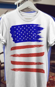 Funny Fourth of july Shirts on party and ceremony for Men / Women / Kids - Grunge Flag T-Shirt. Complete your collection of accessories for him/her: quotes, crafts, art, makeup, diy, decor, cup, hat, jacket, outfits, mug on holiday. Funny present for election, proud team, wife, dad, mom, parents, teen, boy. Usa Shirt, Patriotic Gifts, Boy Mom