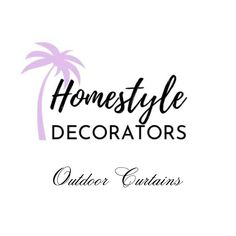 the logo for homestyle decorators, an outdoor furniture store that sells handmade items