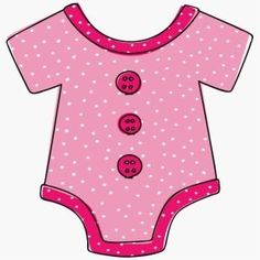 a pink baby bodysuit with buttons on it