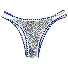 Bikinx Blue And White Bikini Swimsuit Bottoms With A Paisley Print (Motif Chachemire) And Blue Thread Crochet Trim. Double Straps At Hips. Cheeky. Size Small New Without Tag, Never Worn Before 82% Polyester, 18% Elastane; Lining: 100% Polyester Approx When Flat: 14.5" Across, Length 8.5" (See Photos) **Matching Top Is Available In My Closet In Size Medium** Patterned Stretch Swimwear For The Beach, Stretch Patterned Swimwear For Beach, Summer Swimwear With Paisley Print And Stretch, Summer Stretch Swimwear With Paisley Print, Summer Paisley Print Stretch Swimwear, Bohemian Printed Patterned Swimwear, Beach Swimwear With Paisley Print And Stretch Fit, Stretch Paisley Print Swimwear For Beach, Stretchable Paisley Print Swimwear For Beach