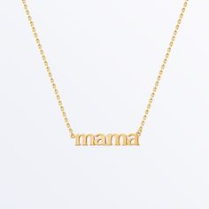 Personalized 14k Gold Filled Necklace For Mom, Meaningful Everyday Gold Name Necklace, Dainty Name Charm Necklace As Gift, Dainty 14k Gold Name Necklace For Mom, Everyday 14k Gold Necklace For Mother's Day, Gold Charm Necklace With Name For Mom, Gold Name Charm Necklace For Mom, Gold Nameplate Charm Necklace For Mom, Mother's Day 14k Gold Name Necklace With Delicate Chain