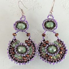 Artisan Czech Glass Bead Drop, Dangle Style Earrings Purple, Green In Glass Beads 2" Long Round Drop Dangle Earrings Handcrafted/No Two Are Exactly Alike Handmade In Guatemala Using Artisan Crafted Czech Glass Beads Easy To Use French Hook Style Closure. Czech Glass Beads Are Know World Wide For Their Quality, Vibrant Colors Please Visit Our Poshmark Boutique To See Our Wide Variety Of Beaded Jewelry Kate Spade Earrings Stud, Amazonite Earrings, Enchanted Jewelry, Gold Bead Earrings, Mickey Mouse Earrings, Poshmark Boutique, Retro Earring, Earrings Purple, Back Jewelry