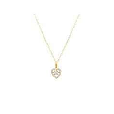 This Women's Forever Radiant 10k Gold Cubic Zirconia Dancing Heart Pendant Necklace is the perfect accent piece to add a touch of refined and elegant beauty to any outfit. Click on this JEWELRY & WATCHES GUIDE to learn about fit, styles, materials and more! This Women's Forever Radiant 10k Gold Cubic Zirconia Dancing Heart Pendant Necklace is the perfect accent piece to add a touch of refined and elegant beauty to any outfit. Click on this JEWELRY & WATCHES GUIDE to learn about fit, styles, mate Formal Cubic Zirconia Diamond Necklace With Heart Charm, Yellow Gold Heart-cut Cubic Zirconia Necklace, Gold Solitaire Heart Pendant Necklace For Anniversary, Gold Heart Pendant Solitaire Necklace For Anniversary, Elegant Heart Necklace With Birthstone In Cubic Zirconia, Elegant Heart Necklace With Birthstone And Cubic Zirconia, Elegant Cubic Zirconia Heart Necklace With Birthstone, Elegant Birthstone Necklace With Heart Charm For Anniversary, Elegant Heart Shaped Birthstone Necklace With Heart Charm