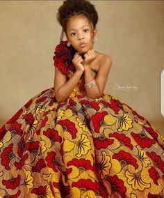 Help your child remember her childhood with this beautiful dress. This is a custom African Girls dress that can be worn for birthdays, photoshoots and other events for babies. Before ordering, please go through the size chart and choose a size for your daughter before checkout. Or you can send her measurement (Chest, Waist, Hip & Dress Length). This is a custom order,it takes 1 week or more during busy sale period to sew and 3-5 business days to ship. If you have any question, please send me a m African Birthday Dress, Dress For Pageant, African Kids Clothes, Ankara Styles For Kids, Beautiful Ankara Styles, Girls Ball Gown, African Babies, African Princess, African Dresses For Kids