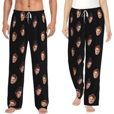 PRICES MAY VARY. Custom Pyjamas: Our pyjama sets are soft, cozy, and comfortable, perfect for all seasons. Print your favorite pet or lover's avatar on the pajamas to have an interesting pajama. Material: 90% Polyester + 10% Spandex, Soft, comfortable, breathable, and friendly to your skin. Loose style. Various colors and sizes are available. Features: Casual pajama, comfy pajama. Pajamas pants are suitable for home, rest, etc. This customizable ladies' loungewear set is perfect for home, sports Ladies Loungewear, Matching Pajama Pants, Photo Face, Pajamas Pants, Matching Pajama, Personalized Pajamas, Pyjama Sets, Pajamas Comfy, Fitness Yoga