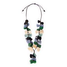 Are you searching for a vibrant and eco-friendly accessory? The Sienna Necklace is a multicolor beaded necklace made from sustainable Tagua nut, strung on a wax cotton cord. Handcrafted with organic vegetable dyes, this adjustable necklace offers a boho, beachy vibe perfect for summer. With an adjustable length (22"38"), it adds a unique touch to your look. By wearing this necklace, you support sustainable craftsmanship while embracing a colorful, natural style. Its lightweight, adjustable desig Summer Clearance Sale, Tagua Jewelry, Jupiter Fl, Tagua Nuts, Summer Clearance, Stackable Bracelets, Organic Vegetables, String Bracelet, Adjustable Necklace