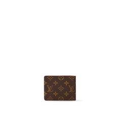 LOUIS VUITTON® - Multiple Wallet - Vuittonite Louis Vuitton Official Website, Louis Vuitton Official, Designer Wallets, Color Stripes, Small Leather Goods, Monogram Canvas, Wallet Men, Cowhide Leather, Card Slots