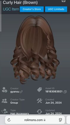 Brown Hair With Highlights Roblox Code, Heatless Curls Berry Avenue Code, Wavy Hair Codes Berry Ave, Bloxburg Curly Hair Codes, Roblox Curly Hair Codes, Berry Ave Hair, Berry Ave Hair Codes, Brown Hair Id