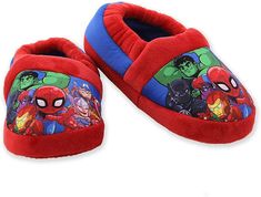 Marvel Avengers Superhero Boys Toddler Plush Aline Slippers These awesome slippers are available in toddler boy's sizes 7-8 M US Toddler and 9-10 M US Toddler. As well as boy's sizes 11-12 M US Little Kid, 13-1 M US Little Kid, and 2-3 M US Little Kid. #marvel #avengers #superhero #kids #toddler #slippers #amazon #shopamazon #amazonprime #yankeetoybox Jewelry Boys, House Shoes, Jewelry Women, Boys Clothing