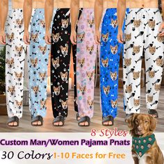 💖Print your favorite photos on the most comfy pajama pants,be the most beautiful person at home and at parties! It's a wonderful and fun way to dress up a special someone in pajama bottoms, and makes a great gift for friends, family, or yourself.💖 🌟How to get your own item🌟 👉 1. Choose your size. 👉 2. After add to cart & checkout, send us your photo in the best possible resolution via Etsy chat. 👉 3. We will print your own item by using the photo you offered. Any problems please feel free to contact us. 🎁About the item:  🎈 Constructed with 100% soft polyester, skin-friendly and breathable. 🎈 No pockets. 🎈The comfortable and smooth fabric is durable and maintains the original soft texture. 🎈Good air permeability to keep warm without overheating. 🎈Trousers feature elastic waistb Pants Custom, Christmas Pajama Pants, Couple Pajamas, Custom Christmas Gifts, Pajamas Comfy, Sleep Shorts, Face Photo, Sleepwear Sets, Pajama Bottoms