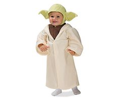 a baby yoda costume is shown on a white background