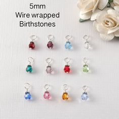 This is for purchasing a round birthstone charm to go with your necklace. Each birthstone charm is $3.00 for sterling silver or $4.00 for gold-filled. This sale is for one charm. If purchasing multiple charms, please add the appropriate number to your shopping cart. The swarovski crystals are 5mm in diameter, except for the blue zircon,and the real turquoise beads which are 6mm. Please keep in mind that if you combine the blue zircon or the turquoise with other charms, those two will be slightly Large Pearl Necklace, Birthstone Gems, Freshwater Pearl Jewelry, Pink Swarovski, Birthstone Colors, Real Turquoise, Drop Pendant Necklace, Coin Pearls, Gold Pearl Necklace