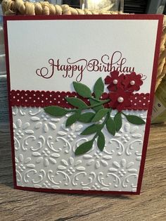 a close up of a birthday card on a table