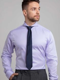 The All New Non-Iron Purple Shirt. We proudly present this shirt, with non-iron fabric. Cutaway Collar, Iron Shirt, Scandinavian Fashion, Purple Shirt, Collar Designs, Collar Shirt, Wrinkle Free, Shirt Accessories, Polished Look