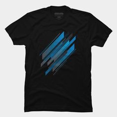 Abstract Blue Geometry T-Shirt T Shirt Painting, Men Photoshoot, T Shirts Design, Sweat Hoodie, Tee Shirt Designs, Minimal Style, Men's Tank, Mens Graphic Tee, Minimal Fashion