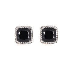 Black Studs, 925 Silver Stud, Black Onyx CZ Earrings, Womens Earrings, Handmade Silver Studs with Onyx, Gift For Her, Black Earring  ** Product Details > Materials - 925 Sterling Silver > Earring Length : 15 mm Approx >Earring Width : 15 mm approx >Earring Gross Weight: 7.230 gram Approx >Style : Minimalist All the designs are crafted by London jewelers, its our original designs and mostly of them are ready in the stock, we are using Pure 925 (Stamped) Sterling Silver with Gemstones, our jewelry designs are Handmade. We are adding new creative designs in our shop regularly, for new handmade stuff please visit our shop : https://www.etsy.com/in-en/shop/londonjewellers?ref=shop_sugg We always try to provide the best quality of jewels & 100 % satisfaction to our customer. Please feel free to Luxury Black Gemstone Earrings, Luxury Silver Earrings With Black Diamonds, Luxury Black Sterling Silver Earrings, Formal Black Diamond Earrings Fine Jewelry, Black Gemstone Earrings For Anniversary, Fine Jewelry Black Diamond Evening Earrings, Classic Black Diamond Earrings For Anniversary, Formal Onyx Gemstone Earrings, Black Diamond Earrings For Gift