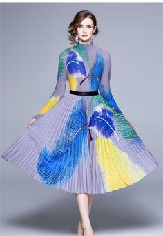 F00151417-202 Multicolor Pleated Skirt For Fall, Elegant Multicolor Fall Skirt, Fall Multicolor Pleated Skirt, Chic Multicolor Skirt For Fall, Chic Multicolor Fall Skirt, Multicolor Skirt For Workwear In Fall, Skirt Set Two Piece, Pleated Skirt Set, Knitted Swimsuit