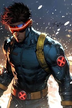 Cyclops (Scott Summers) - X MEN Cyclops X Men Art, Cyclops X Men Fanart, Cyclops Fanart, Character Design Superhero, Cyclops Wolverine, X Men Comics