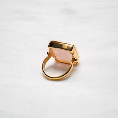 D E T A I L S - material: 92.5 sterling silver stone: Rose Quartz the fit : true to US ring size finish: smooth and Gold Plated to a high shine S H I P P I N G & P R O D U C T I O N - My current production time is 2-6 business days, which means after those days are up, your order ships! I make everything custom to order, by hand, but I promise you it's worth the wait! R U S H - M Y - O R D E R - If you're in a rush to get your pretty new pieces, please send me a message and I'll let you know Luxury Moonstone Ring Gift With Bezel Setting, Adjustable Rose Gold Signet Ring For Wedding, Rose Gold Gemstone Signet Ring For Gift, Rose Gold Pearl Ring Gemstone Gift, Luxury Adjustable Rings With Bezel Setting, Rose Gold Gemstone Pearl Ring Gift, Rose Gold Pearl Ring With Gemstone For Gift, Rose Gold Pearl Ring Gift, Adjustable Gemstone Signet Ring For Anniversary