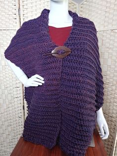 Made from softy thick yarn this shawl scarf will keep you cozy and make your outfit pop. Can be worn as a scarf, a wrap or styled with the shawl pin that comes with it.  Includes a wooden shawl pin. Handmade Cozy Shawl One Size, Purple Shawl For Fall, Make Your Outfit, Shawl Pin, Thick Yarn, Shawl Pins, Shawl Scarf, Kansas City Mo, Shawls And Wraps