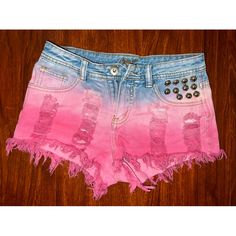 Extremely Rare Chiqle Denim Architect Jean Shorts! Never Worn Great Condition!!! No Stains, Holes, Rips Or Snags. Smoke Free Home. Free Gift With This Purchase Cute Nike Shoes, Shiny Clothes, Cute Nikes, Tie Dye Shorts, Aesthetic Outfit, Pink Outfits, Short En Jean, Home Free, Barbie Fashion