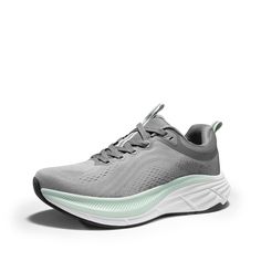 PRICES MAY VARY. Shock Absorption: These men's walking shoes feature a high-elastic EVA midsole, providing a soft, bouncy feel and strong impact absorption while alleviating knee pressure. Smooth Rolling Motion: The raised, curved midsole of these men's sneakers ensures a fluid, natural roll from heel to toe. Slip Resistance & Durability: Crafted with a full rubber outsole and a unique tread pattern, these jogging shoes offer excellent slip resistance and long-lasting durability across different Gray Fade-resistant Walking Shoes For Errands, Gray Low-top Running Shoes In Breathable Fabric, Gray Breathable Running Shoes For Light Sports, Gray Breathable Walking Shoes For Light Sports, Casual Ergonomic Running Shoes With Shock Absorption, Wear-resistant Gray Sneakers For Running, Gray Wear-resistant Sneakers For Running, Wear-resistant Low-top Running Shoes For Jogging, Gray Sneakers With Shock Absorption For Jogging