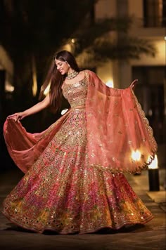 Pink Mirror Work Lehenga, Soniya Hussain, Sonya Hussyn, India Wedding Dress, Asian Dresses, Sangeet Outfit, Pengantin India, Latest Bridal Lehenga, Indian Outfits Lehenga