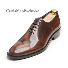 Step into timeless elegance with the Premium Men's Oxford Brown Leather Shoes. Designed for the modern gentleman, these classic oxford shoes feature a sleek silhouette and rich brown leather that enhances any formal or business attire. Key Features: Material: Crafted from premium genuine leather for a sophisticated and durable finish Design: Timeless oxford style with closed lacing and a polished brown finish, ideal for formal occasions or business wear Comfort: Soft leather lining and cushioned insole for all-day comfort and breathability Craftsmanship: Handcrafted with attention to detail, ensuring a perfect blend of style and durability Versatile Style: Pairs effortlessly with suits, dress pants, or smart casual outfits Additional Information: Processing Time: Orders are processed withi Suits Dress, Oxford Style, Brown Oxfords, Brown Leather Shoes, Business Wear, Smart Casual Outfit, Modern Gentleman, Mens Oxfords, Business Attire