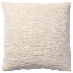 a white pillow on a white background