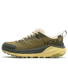 HOKA ONE ONE Kaha Low GTX 'Fennel Eggnog' 1123114-FNN Limited Edition Sneakers, Hoka One One, Hiking Trail, Sports Sneakers, Sport Sneakers, Fennel, New Man, Hiking Trails, Athletic Shoes