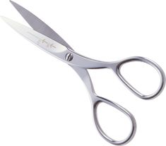 a pair of scissors is shown on a white background