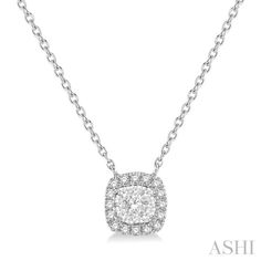 Lovebright Diamond Necklace Luxury Diamond White Solitaire Necklace With Halo Setting, Luxury Round Cut Diamond Necklace With Pave Setting, Round Cut Diamond, Round Cut, Borders, Diamond Necklace, Diamonds, White Gold, Cushions