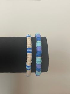 Clearwater Bracelet Blue Clay Bead Bracelet Stack Preppy - Etsy Blue Stackable Stretch Bracelet For Everyday, Trendy Blue Stackable Stretch Bracelet, Blue Stackable Friendship Bracelets For Everyday, Adjustable Blue Stackable Stretch Bracelet, Blue Adjustable Stackable Stretch Bracelet, Blue Stackable Round Bead Friendship Bracelets, Blue Stackable Friendship Bracelets With Round Beads, Everyday Blue Stretch Bracelet With Colorful Beads, Trendy Blue Stackable Friendship Bracelets