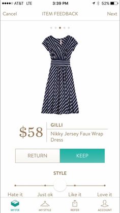 I love this dress! I really like faux wrap dresses, they are much easier to deal with than traditional wrap dresses. Shape Ideas, Cute Shape, Trendy Dress