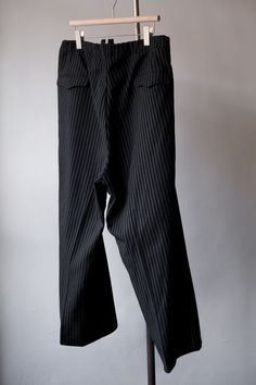 1950's~70's European Vintage Striped Wool Trousers SIZE Waist：49cm Thigh：40cm Length：103cm Leg opening：25cm Find us IG :  ban_secondhand_goods Online Shop : https://bansecondhandgoods.com/ Thank you for checking us out :) Vintage Tailored Pants With Belt Loops, Vintage Fitted Dress Pants With Tapered Leg, Vintage Fitted Tapered Leg Dress Pants, Vintage Tailored Trousers, Vintage Full-length Workwear Pants, Vintage Tailored Pants For Workwear, Vintage Formal Pants With Pockets, Vintage Dress Pants With Belt Loops For Formal Occasions, Tailored Vintage Pants For Workwear