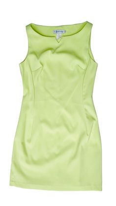 Princess seam shaping, side slits, v shape neckline detail. Unlined, high stretch fabric, pull on. Polyester spandex blend. Chest: 18" Waist: 15" Hips: 18.5" Length: 32" Hem: 20" Green Stretch Mini Dress In Elastane, Fitted Green Elastane Mini Dress, Sleeveless Elastane Bodycon Dress For Spring, Sleeveless Lime Green Mini Dress For Summer, Green Fitted Sleeveless V-neck Dress, Fitted Green Mini Dress With Back Zipper, Fitted Green Sleeveless V-neck Dress, Summer Sleeveless Sheath Dress In Elastane, Green Bodycon Sleeveless Dress For Spring