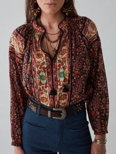 Crafted from ultra-soft cotton voile, this blouse doesn’t just blend in—it swipes attention. The bold, intricate embroidery across the front, sleeves, and cuffs makes a statement without even trying. Finished with dye-to-match lace inserts and tassel details that bring just the right amount of flair, this piece is all about effortless cool. Paired with our essentials; Viva Blue Pants, Daisy Belt and vintage boots.- 100% Cotton.- True to size - choose your usual size.- If you are in between sizes Chelsea Girls, Vintage Boots, Lace Insert, Mink Pink, Intricate Embroidery, Blue Pants, Cotton Voile, Western Wear, Get The Look