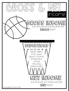 the cross and net info sheet is shown in black and white with an image of a basketball