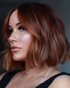 Winter Haircuts for Plus Size Women 2023-2024 22 Ideas Very Dark Brown Hair Short, Dark Auburn Hair Short, Dark Ginger Short Hair, Short Dark Copper Hair, Short Copper Brown Hair, Short Red Brown Hair, Red Brown Short Hair, Brown To Copper Hair, Dark Brown Copper Hair