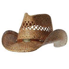 PRICES MAY VARY. Design: Classic straw western cowboy hat for men women featuring shapeable brim edges. Select from a variety of cowboy / cowgirl straw hat designs featuring patterns and bands like vintage, bulls, turquoise, rivetsl, leather, beads, shell, and more Breathable and Not Stuffy: Cowboy straw hat made of breathable and lightweight 100% natural straw, combined with handmade weaving craft, which is heat dissipation and breathability, bringing a near-zero burden of summer wear experienc Weaving Craft, Leather Beads, Straw Cowboy Hat, Western Hat, Western Cowboy Hats, Cowboy Cowgirl, Western Hats, Cowgirl Hats, Rope Design