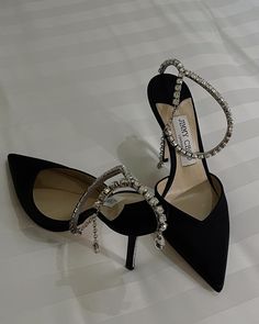 Jimmy Choo Heels, Black Suede Pumps