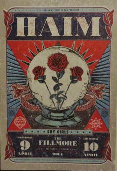 an old poster with roses on it