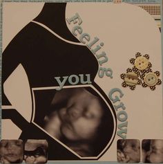 there is a poster with an image of a pregnant woman in the belly and text that reads, feel it's you