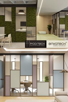 Mamparas de Oficina con diseño y comprometidas con el bienestar de las personas Office Partition Design Ideas, Modern Office Partition Design, Office Partition Ideas, Partition For Office, Interior Office Design Ideas, Office Partition Design, Modern Office Partitions