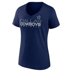 Show your team pride in this authentic Dallas Cowboys super soft Women’s Plus Size short sleeve vee-neck tee, officially licensed by the Dallas Cowboys. This product is true Women’s Plus sized and is made for comfort with a loose relaxed fit, perfect for gameday or every day! Show your team pride wherever you go! Dallas Cowboys Women, Dallas Cowboys Football, Nfl Dallas Cowboys, Cowboys Football, Plus Sized, Plus Size T Shirt, Plus Size Shorts, Slim Fit Shorts, Workout Tank Tops