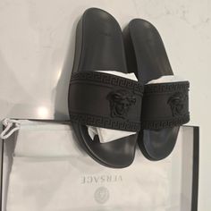 Versace Slides *New Size 39 Versace Slides, Versace Shoes, Women's Shoes Sandals, Versace, Slides, Shoes Sandals, Women Shoes, Sandals, Women Shopping