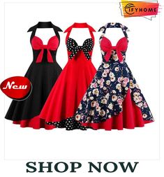 Plus Size 4xl Katoen Jurk Bloemen Patroon Jurken 60's Rockabilly Party Retro Cotton Dress For Party, Retro Cotton Party Dress, Rockabilly Party, On Sale, Plus Size, Free Shipping