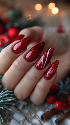 Christmas Nails So Stunning, They’ll Leave You Breathless! Get ready to be inspired by these jaw-dropping Christmas Nails! From elegant Christmas Gel Nails to playful Cute Christmas Nails, there’s something for everyone. Looking for quick and chic? Try Christmas Nails Easy or get creative with Christmas Nails Acrylic for a more dramatic look. ✨ Need some Nagel Inspo? This collection includes everything from Xmas Nails and Winter Nails Acrylic to Nail Art Noel and gorgeous Christmas Tree Nails... Red Nail Art