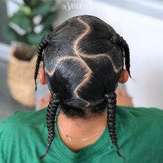 4 Box Braids Hairstyles, Box Braids Hairstyles Men, 4 Box Braids, Braids Hairstyles Men, Men's Braids, 4 Braids Hairstyle, Band Hairstyles